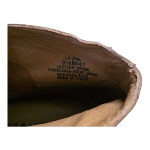 Lucky Brand Tan Peep-Toe Heeled Boots - Picture 4 of 7